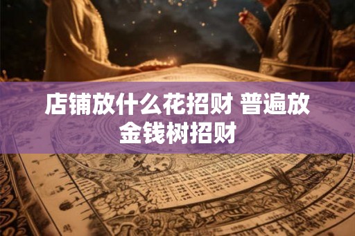 店铺放什么花招财 普遍放金钱树招财