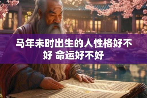 马年未时出生的人性格好不好 命运好不好 马年未时出生的人性格好不好 命运好不好