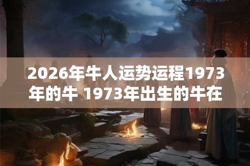 2026年牛人运势运程1973年的牛 1973年出生的牛在2026年的运势如何