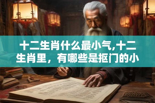 十二生肖什么最小气,十二生肖里,有哪些是抠门的小气鬼 十二生肖什么最小气,十二生肖里,有哪些是抠门的小气鬼