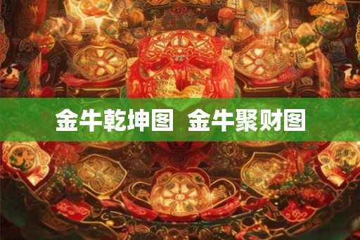 金牛乾坤图  金牛聚财图
