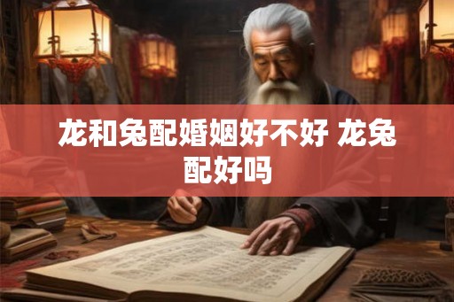龙和兔配婚姻好不好 龙兔配好吗