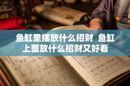 鱼缸里摆放什么招财  鱼缸上面放什么招财又好看