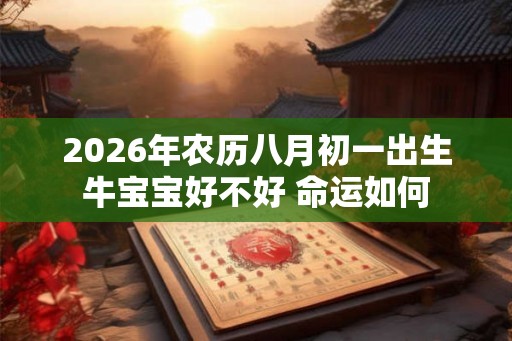 2026年农历八月初一出生牛宝宝好不好 命运如何