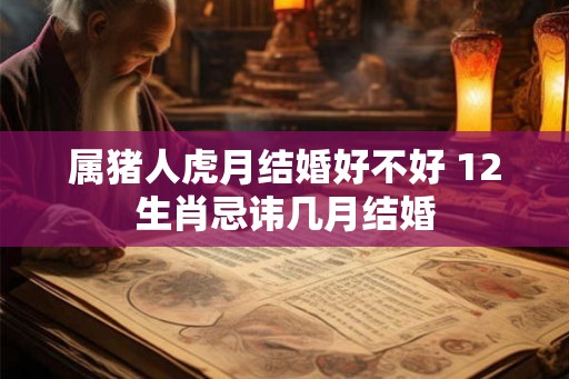 属猪人虎月结婚好不好 12生肖忌讳几月结婚 属猪人虎月结婚好不好 12生肖忌讳几月结婚