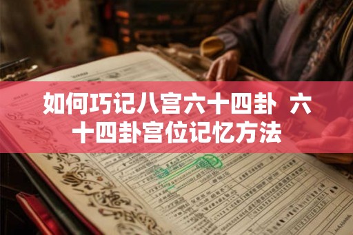 如何巧记八宫六十四卦  六十四卦宫位记忆方法