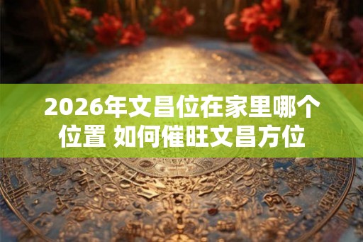 2026年文昌位在家里哪个位置 如何催旺文昌方位 2026年文昌位在家里哪个位置 如何催旺文昌方位