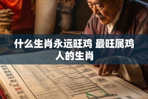 什么生肖永远旺鸡 最旺属鸡人的生肖