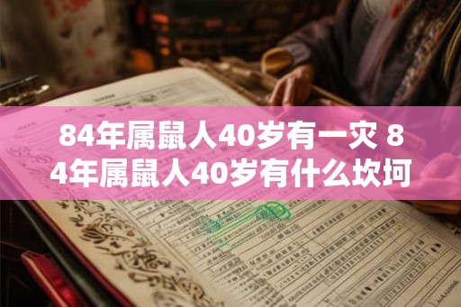 84年属鼠人40岁有一灾 84年属鼠人40岁有什么坎坷