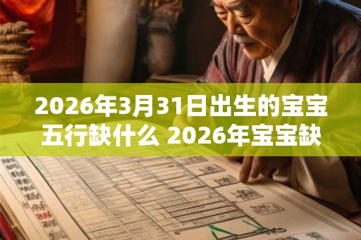 2026年3月31日出生的宝宝五行缺什么 2026年宝宝缺少哪种五行