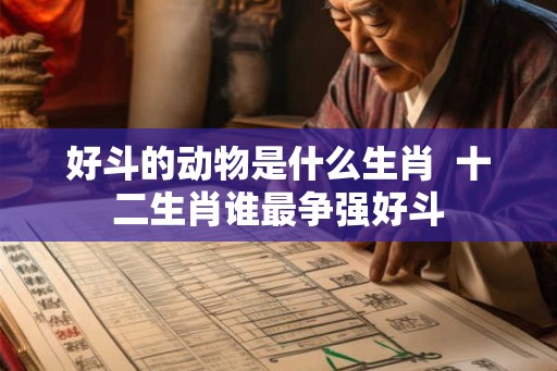 好斗的动物是什么生肖  十二生肖谁最争强好斗