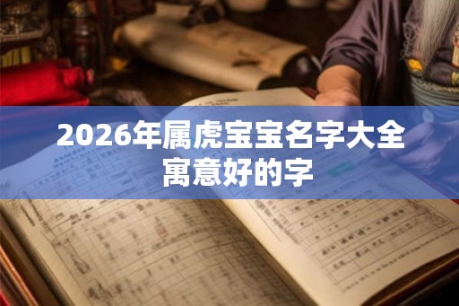 2026年属虎宝宝名字大全  寓意好的字