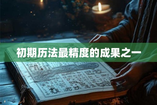 初期历法最精度的成果之一