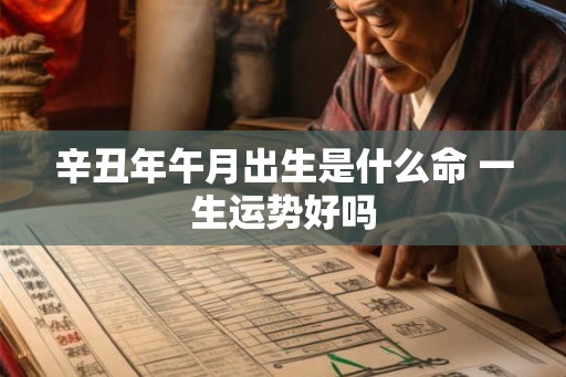 辛丑年午月出生是什么命 一生运势好吗 辛丑年午月出生是什么命 一生运势好吗
