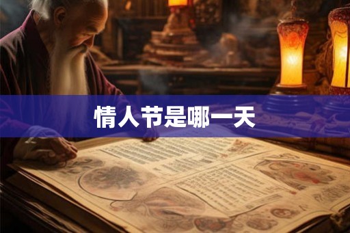 情人节是哪一天
