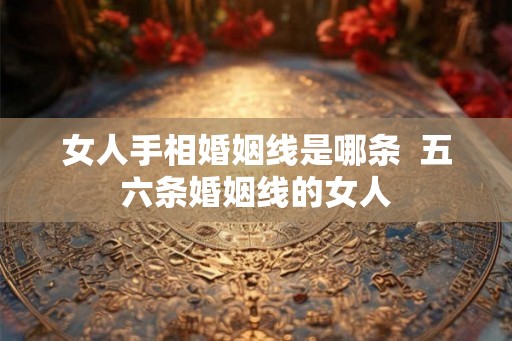 女人手相婚姻线是哪条  五六条婚姻线的女人