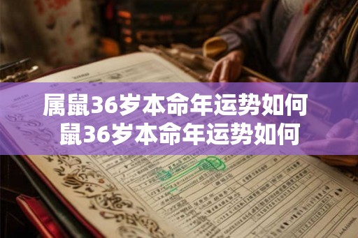 属鼠36岁本命年运势如何 鼠36岁本命年运势如何