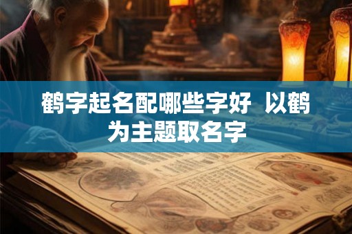 鹤字起名配哪些字好  以鹤为主题取名字