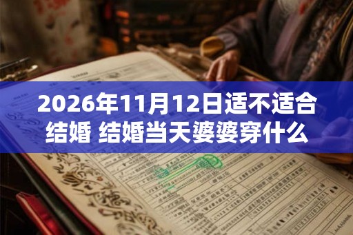 2026年11月12日适不适合结婚 结婚当天婆婆穿什么衣服