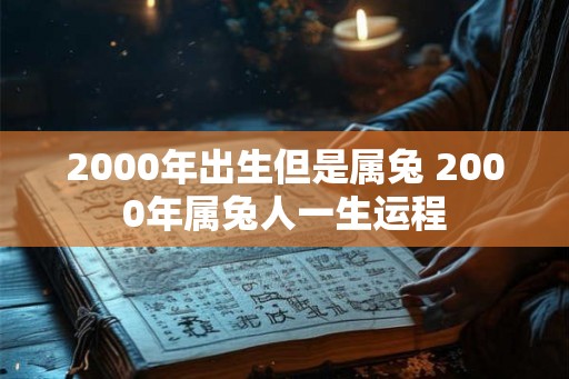 2000年出生但是属兔 2000年属兔人一生运程