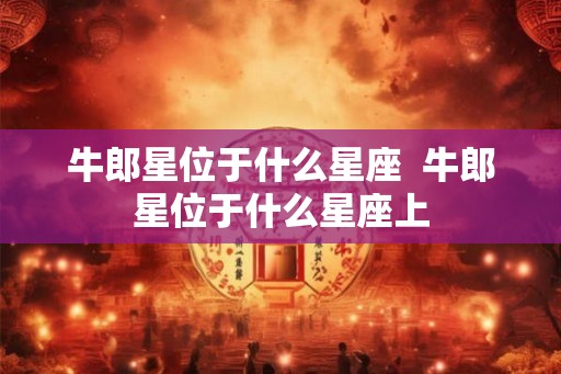牛郎星位于什么星座  牛郎星位于什么星座上