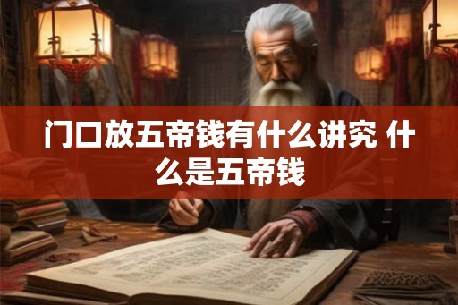 门口放五帝钱有什么讲究 什么是五帝钱