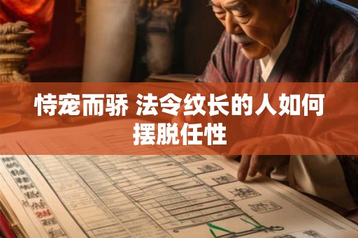 恃宠而骄 法令纹长的人如何摆脱任性