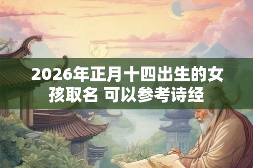 2026年正月十四出生的女孩取名 可以参考诗经 2026年正月十四出生的女孩取名 可以参考诗经