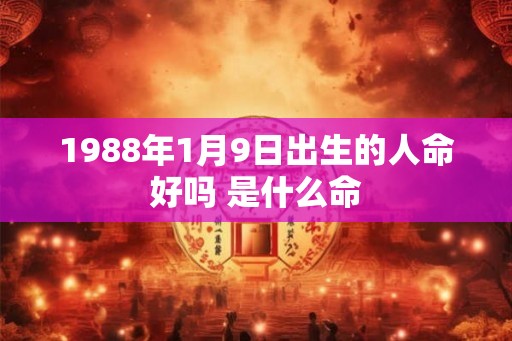 1988年1月9日出生的人命好吗 是什么命