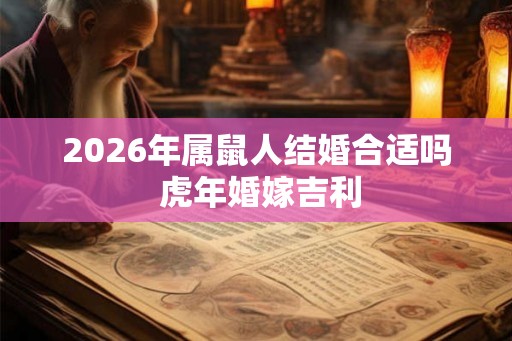 2026年属鼠人结婚合适吗 虎年婚嫁吉利