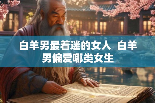 白羊男最着迷的女人  白羊男偏爱哪类女生