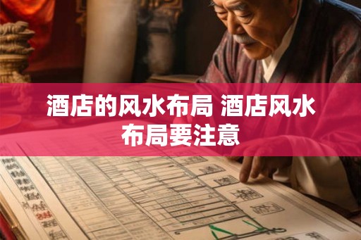 酒店的风水布局 酒店风水布局要注意