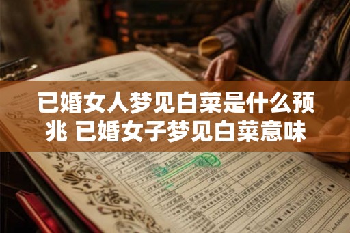 已婚女人梦见白菜是什么预兆 已婚女子梦见白菜意味着什么