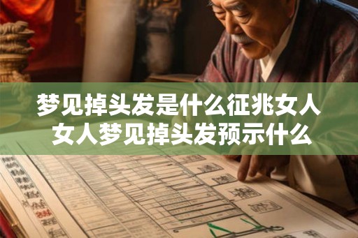 梦见掉头发是什么征兆女人 女人梦见掉头发预示什么