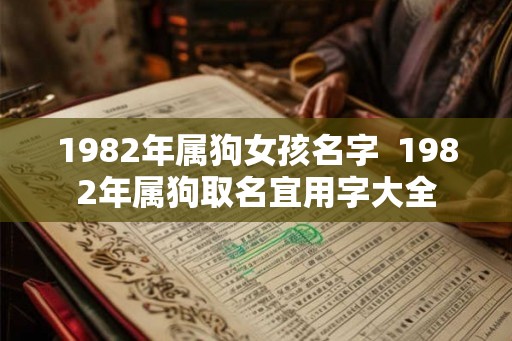 1982年属狗女孩名字  1982年属狗取名宜用字大全