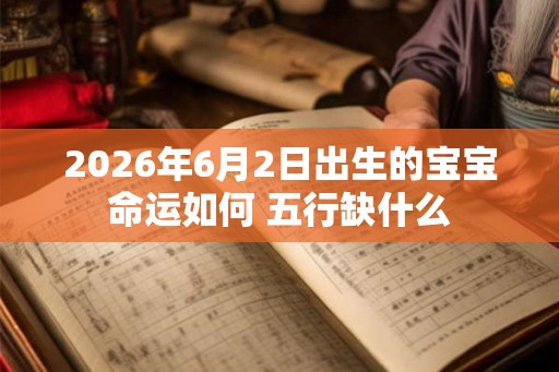 2026年6月2日出生的宝宝命运如何 五行缺什么
