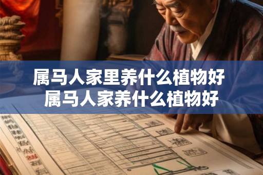 属马人家里养什么植物好 属马人家养什么植物好