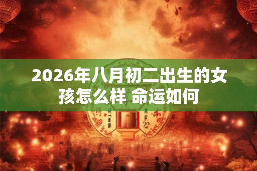 2026年八月初二出生的女孩怎么样 命运如何 2026年八月初二出生的女孩怎么样 命运如何
