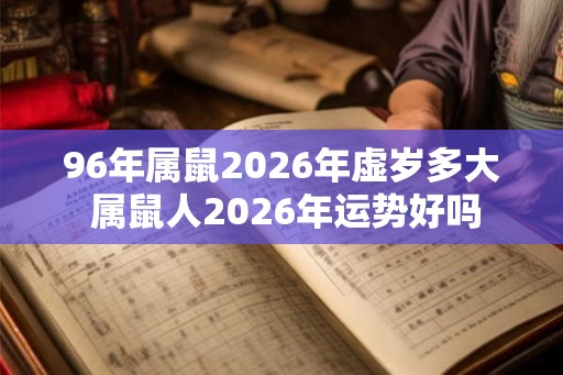 96年属鼠2026年虚岁多大 属鼠人2026年运势好吗