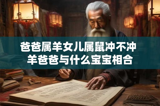 爸爸属羊女儿属鼠冲不冲 羊爸爸与什么宝宝相合