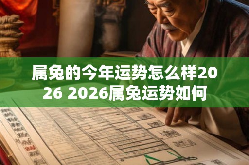 属兔的今年运势怎么样2026 2026属兔运势如何 属兔的今年运势怎么样2026 2026属兔运势如何