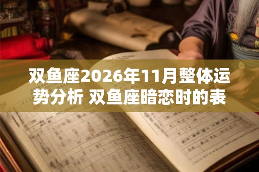 双鱼座2026年11月整体运势分析 双鱼座暗恋时的表现