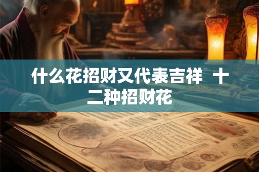 什么花招财又代表吉祥  十二种招财花