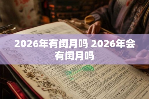 2026年有闰月吗 2026年会有闰月吗 2026年有闰月吗 2026年会有闰月吗