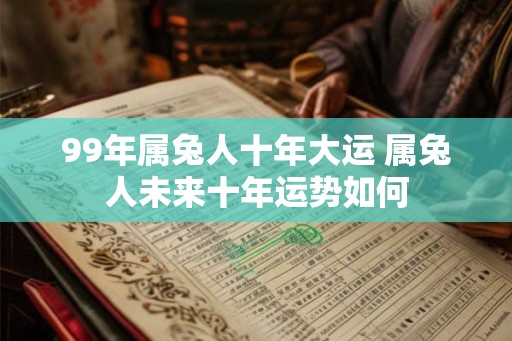 99年属兔人十年大运 属兔人未来十年运势如何
