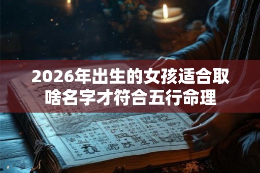 2026年出生的女孩适合取啥名字才符合五行命理