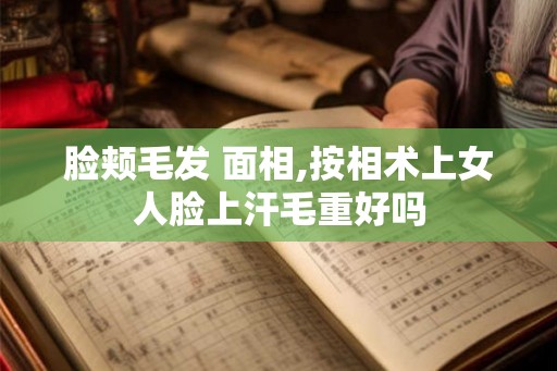 脸颊毛发 面相,按相术上女人脸上汗毛重好吗