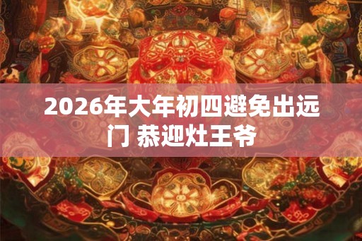 2026年大年初四避免出远门 恭迎灶王爷 2026年大年初四避免出远门 恭迎灶王爷