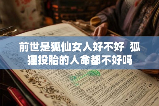 前世是狐仙女人好不好  狐狸投胎的人命都不好吗