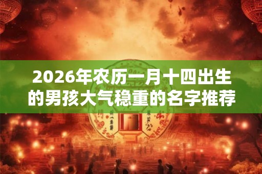 2026年农历一月十四出生的男孩大气稳重的名字推荐 2026年农历一月十四出生的男孩大气稳重的名字推荐
